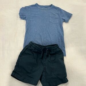 Crewcuts boys short and shirt